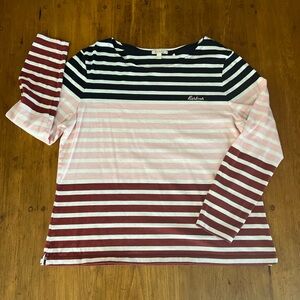 Barbour Bradley Striped Top US Size 12